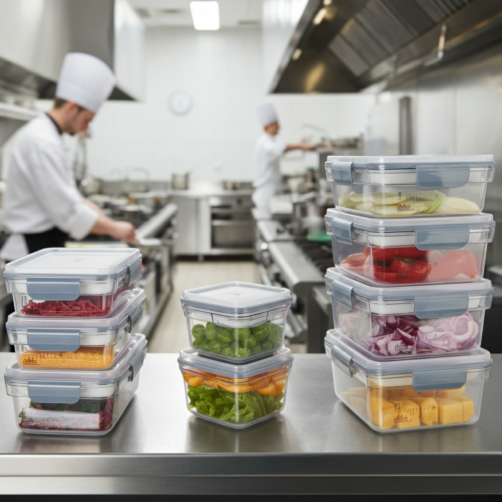 How to Choose the Right Commercial Square Food Storage Boxes for Your Kitchen