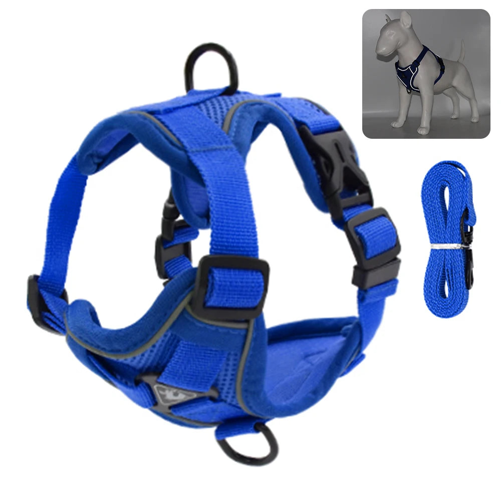 Cat Harness Escape Proof Breathable Cat Harness and Leash for Walking Outdoor Easy Control Pet Dog Cat Leash Reflective Harness