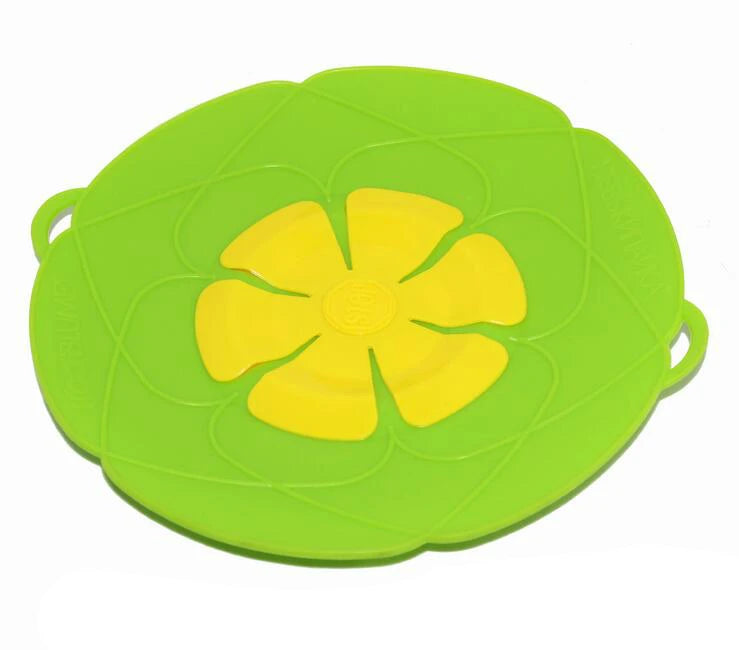 Silicone lid Spill Stopper Cover For Pot Pan Kitchen Accessories Cooking Tools Flower Cookware Utensil