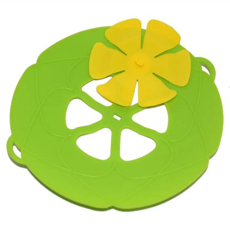 Silicone lid Spill Stopper Cover For Pot Pan Kitchen Accessories Cooking Tools Flower Cookware Utensil