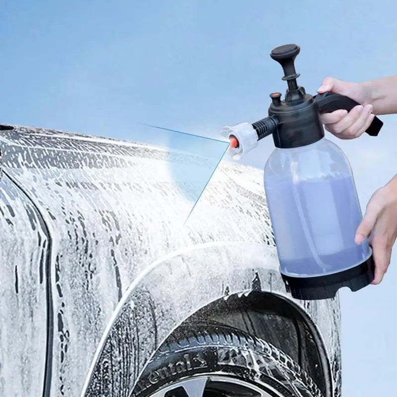 Hand Pump Water Sprayer Watering Gardening High Pressure Car Washer Foam Washing Tool Auto Cleaning Supplies Accessories