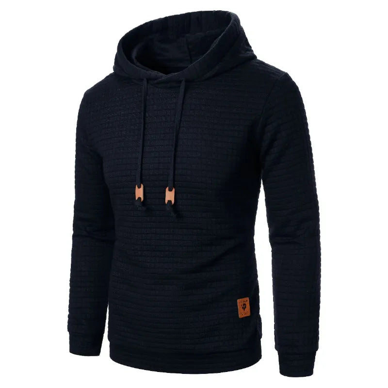 Autumn Men's Long Sleeve Hooded Sweatshirts Breathable Solid Color Hoodie Men Winter Pullover Streetwear Sport Tracksuit Men