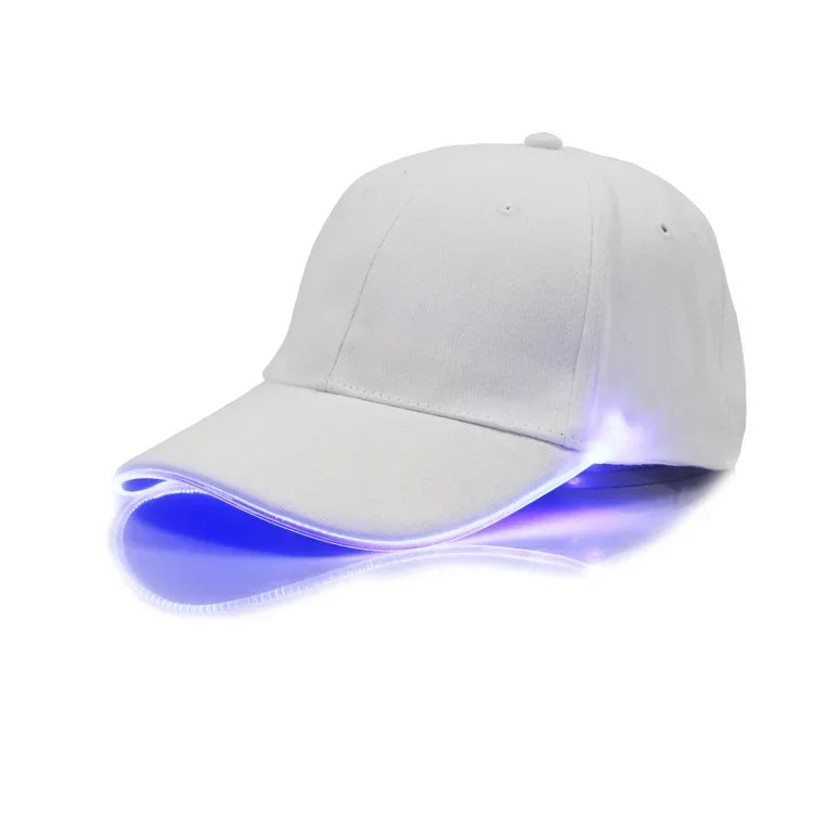 Led Light Hip-Hop Luminous Hat Adjustable Fashion Flashing Baseball Cap Adjustable Kty Bar Party Sporting Night Illumination Cap