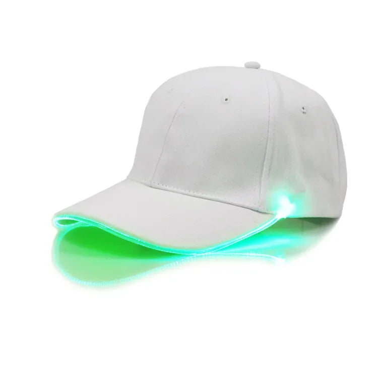 Led Light Hip-Hop Luminous Hat Adjustable Fashion Flashing Baseball Cap Adjustable Kty Bar Party Sporting Night Illumination Cap