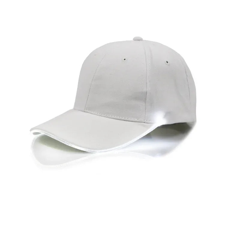 Led Light Hip-Hop Luminous Hat Adjustable Fashion Flashing Baseball Cap Adjustable Kty Bar Party Sporting Night Illumination Cap